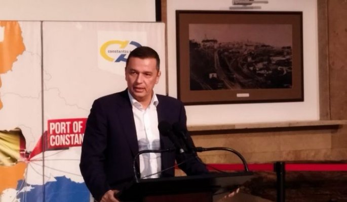 Sorin Grindeanu, vizită de lucru în Portul Constanța, pe tema transportului cerealelor din Ucraina. Video
