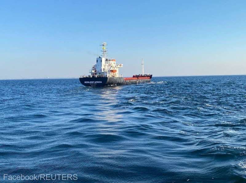 Prima nava de cereale ucrainene care sfideaza blocada navala rusa a plecat din Odesa