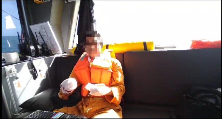 ARSVOM a intervenit pe mare pentru salvarea unui bărbat aflat pe o navă sub pavilion Panama