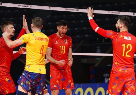 Volei masculin: România s-a calificat dramatic în sferturile Campionatului European