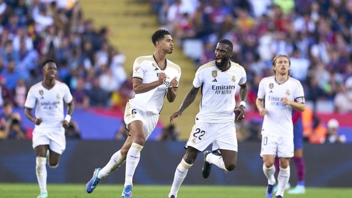 Fotbal: Real Madrid a câştigat  pe El Clasico (2-1 cu FC Barcelona) şi a urcat pe primul loc în La Liga