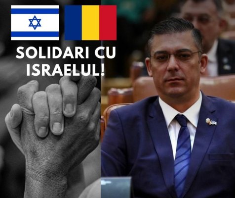 Deputatul Horia Țuțuianu, solidar cu Statul Israel: Condamnăm ferm atacurile criminale care au îngrozit lumea întreagă!