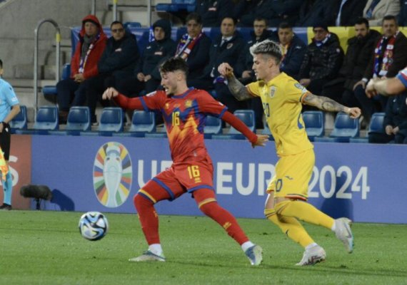 România bate Andorra cu 4-0... și se vede calificarea la Euro 2024