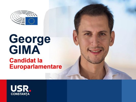 Constănțeanul George Gima, pe lista candidaților USR pentru alegerile Europarlamentare
