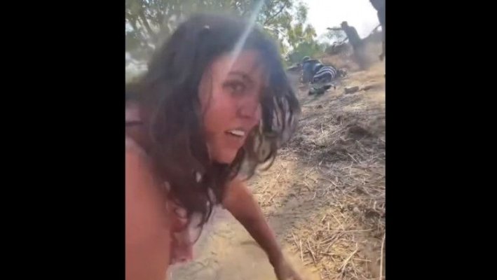 Momente de groază în care teroriștii Hamas vânează tineri 