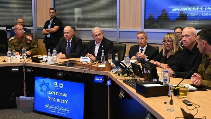 Cabinetul de securitate al Israelului declară stare de război. Video