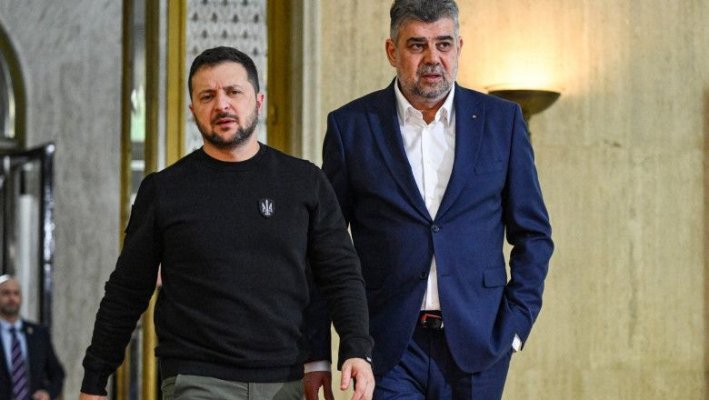 Întâlnire la Kiev între Marcel Ciolacu şi Volodimir Zelenski