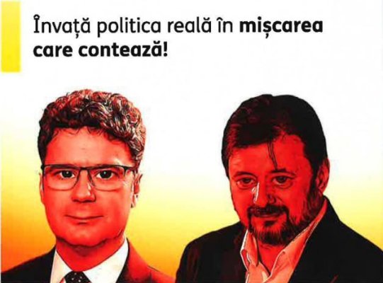 Susținătorii AUR au împărțit pliante la SNSPA în care le cer studenților să renunțe la facultate