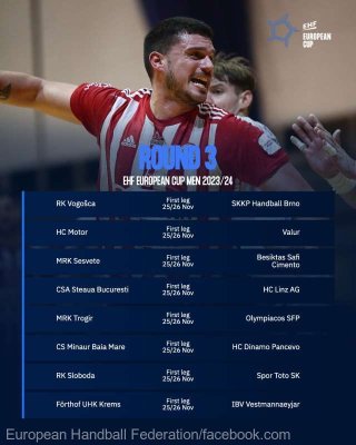 Handbal masculin: Minaur şi Steaua şi-au aflat adversarele din EHF European Cup