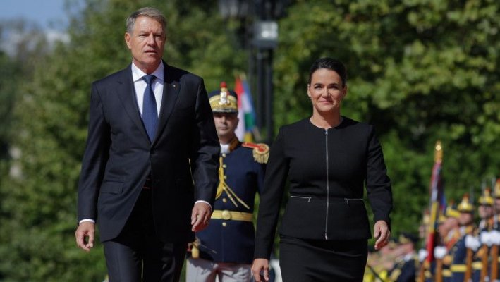 Klaus Iohannis, primit de preşedinta Ungariei, la Budapesta
