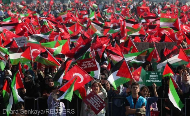  Proteste de susţinere a palestinienilor în Turcia şi Maroc