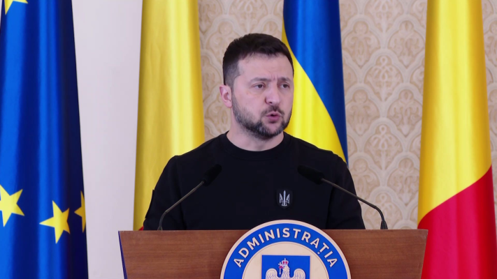 Zelenski îl înjură în direct pe Putin la o televiziune americană 