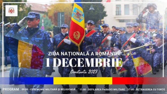 Programul evenimentelor, la Constanța, de Ziua Națională a României 