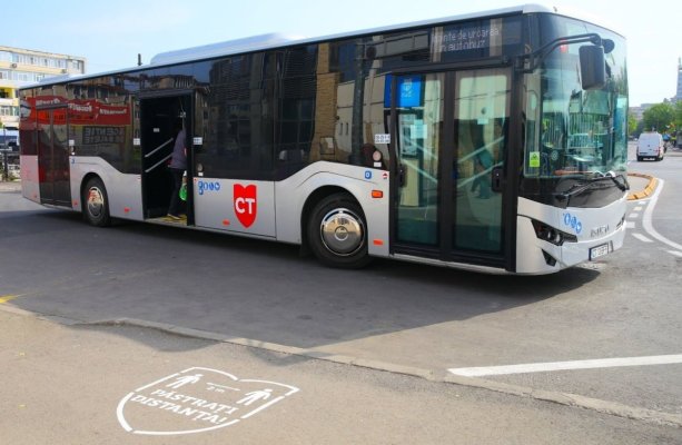 Linia 14, între str. Unirii și Zorelelor, va fi deviată pe bd. Mamaia până la finalizarea lucrărilor