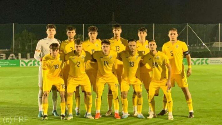  România a învins Mexicul (2-1), la turneul Under-19 de la Marbella