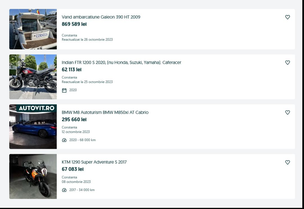 stefanescu, de la Tonis Trade, isi vinde motocicletele si o masina de lux... ca are prea multe sau e vorba de altceva?!