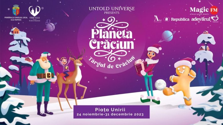 Târgul de Crăciun din Cluj Napoca, organizat de UNTOLD, se va deschide pe 24 noiembrie