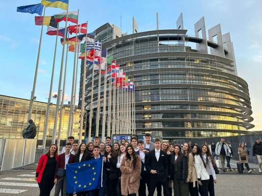 Elevii de la Liceul Tehnologic ,,Lazăr Edeleanu” din Năvodari au participat la sesiunea Euroscola, la Strasbourg. Video