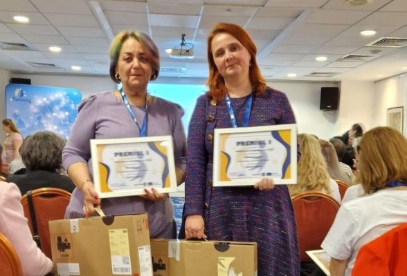 Premiul I pentru 2 licee din județul Constanța la Conferința Națională eTwinning 2023