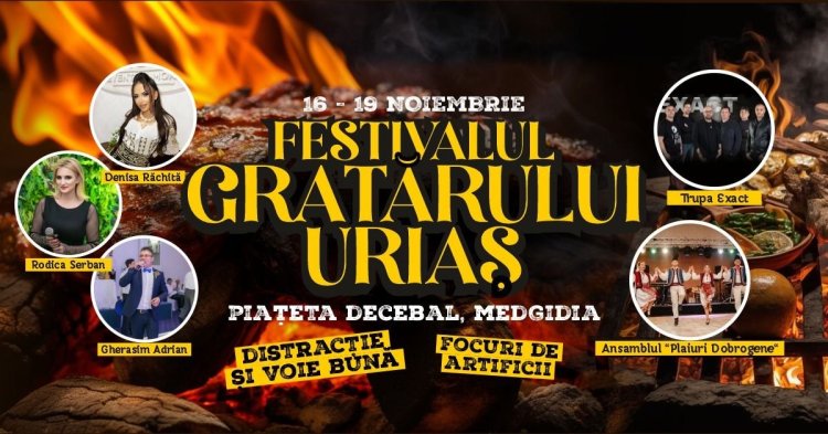 Primăria Medgidia organizează Festivalul Grătarului