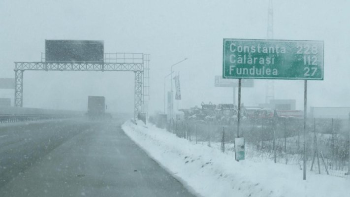 S-a reluat circulația pe A2, București – Constanța!
