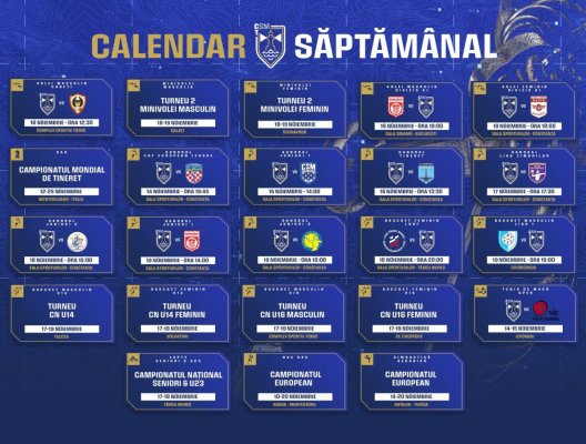 Săptămână plină de provocări pentru sportivii de la CSM Constanța