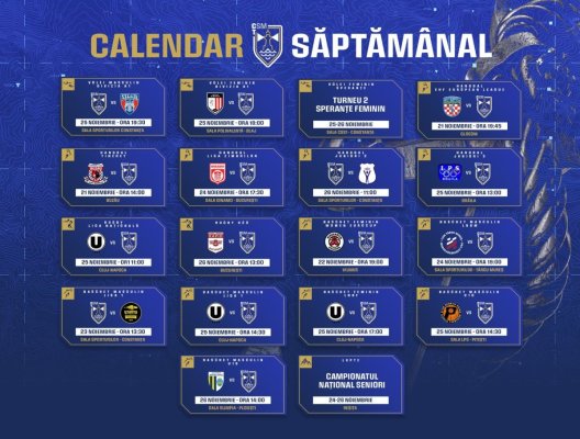 Sportivii CSM Constanța, săptămână plină de provocări