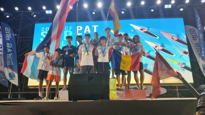Echipa de juniori SUP a României - Constanța, medaliata cu bronz la campionatul mondial Pattaya 2023!