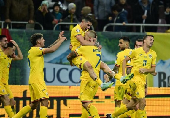 Fotbal: România învinge Elveţia cu 1-0 şi câştigă Grupa I a preliminariilor EURO 2024