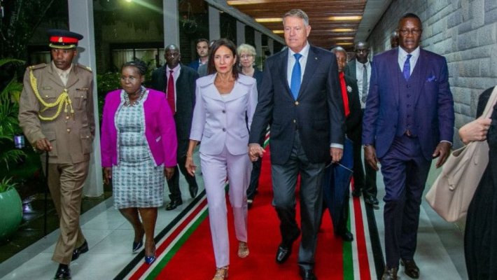 Klaus Iohannis a ajuns în Kenya, prima țară din turneul său african