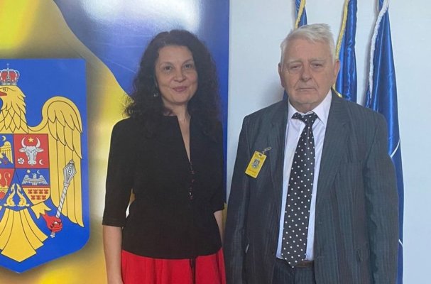 Ion Ciucur, primul inspector șef al poliției de la malul mării, în vizită la IPJ Constanţa