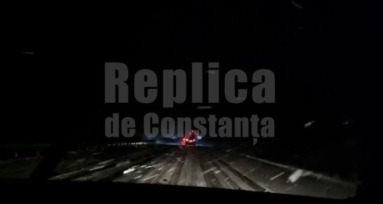 Ninge viscolit pe Autostrada Soarelui! Video