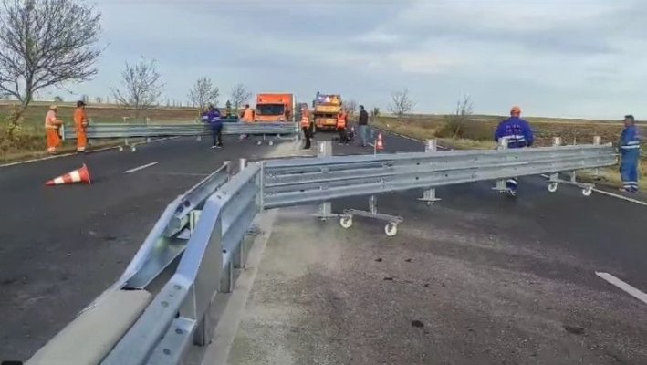 Primul parapet mobil a fost montat pe „Drumul Morții”