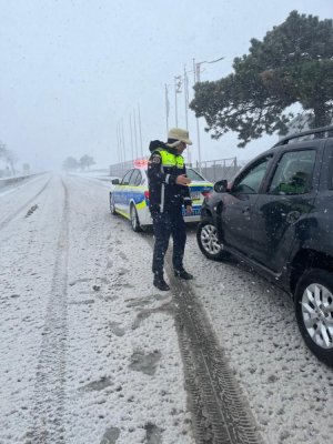 Control rutier de iarnă în Constanța: 20 de sancțiuni aplicate