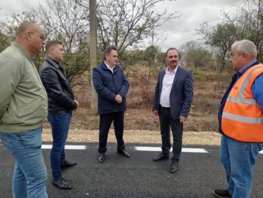 Lucrările la DJ 393 Coroana - Albești s-au încheiat