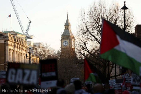 Israel-Hamas: Mii de persoane au manifestat la Londra în sprijinul palestinienilor