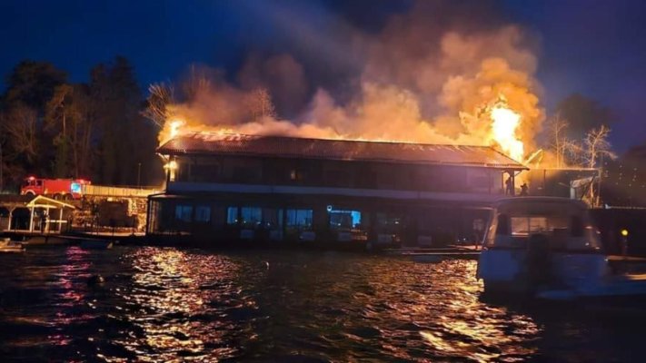 Incendiu puternic la Taverna Racilor, restaurantul lui Pescobar! Video