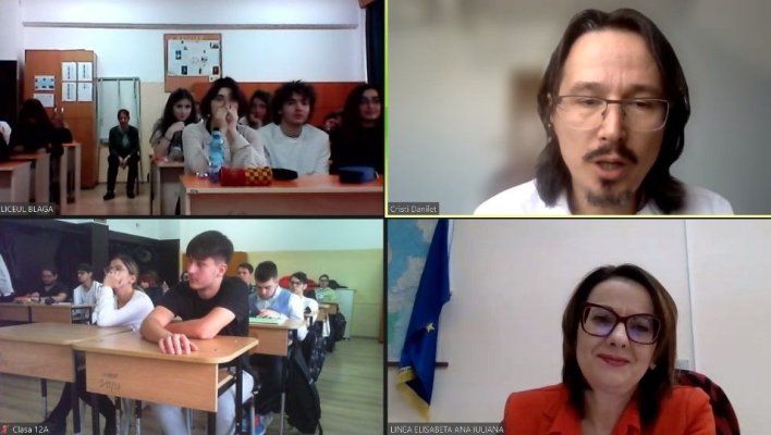 Judecătorul Danileț, întâlnire de educație juridică cu elevii de la Liceul „Lucian Blaga“ din Constanța