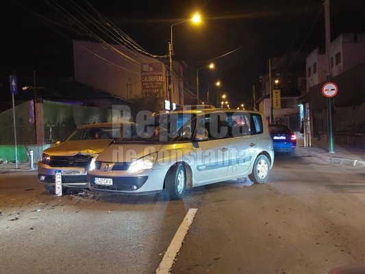 Coliziune între mașini, pe strada Baba Novac, după ce unul dintre șoferi nu a acordat prioritate