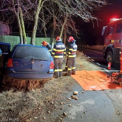 O tânără de 19 ani a murit după ce autoturismul în care se afla a lovit un copac