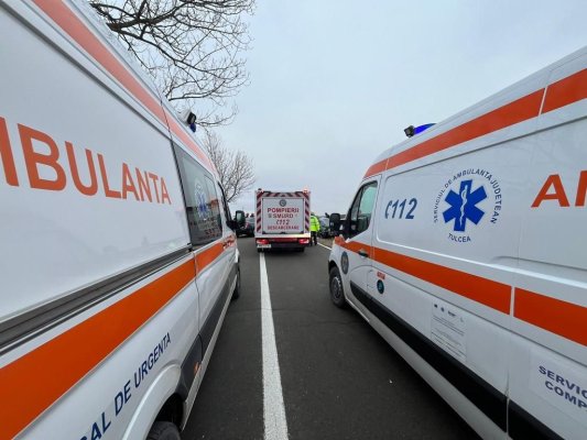 Trafic blocat complet pe DN1, după un accident cu șase victime