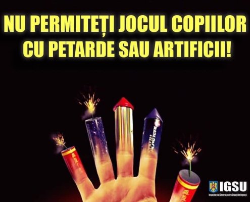 Sfaturi și recomandări ale pompierilor pentru seara de Revelion