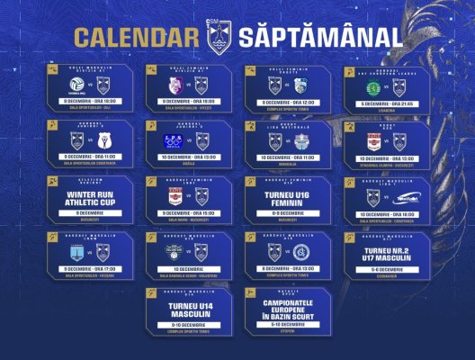 Sportivii CSM Constanța, săptămână plină de provocări