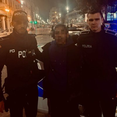Tâlhar alergat de polițiști pe stradă, după ce au furat geanta unei femei: a fost imobilizat
