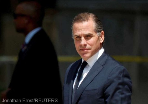 Fiul lui Joe Biden a fost găsit vinovat de cumpărare și posesie ilegală de arme de foc 