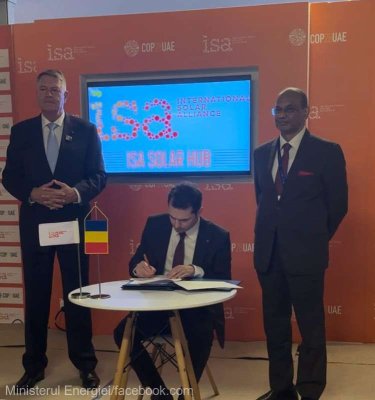 Ministrul Energiei a semnat aderarea României la International Solar Alliance