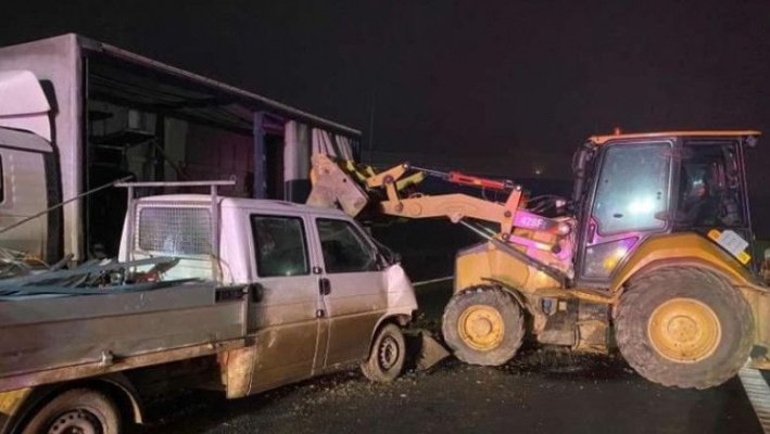 Accident cu 4 victime pe tronsonul nedeschis al Autostrăzii A3