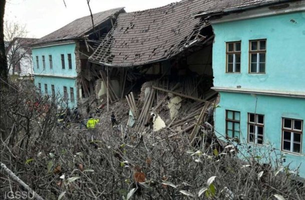 Internat prăbuşit: Procurorii cer arestarea preventivă a administratorului firmei care efectua lucrarea