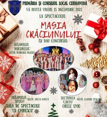 „Magia Crăciunului” la Cernavodă