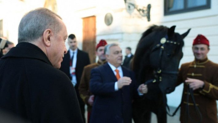 Orban i-a dăruit lui Erdogan un cal de rasă nărăvaș